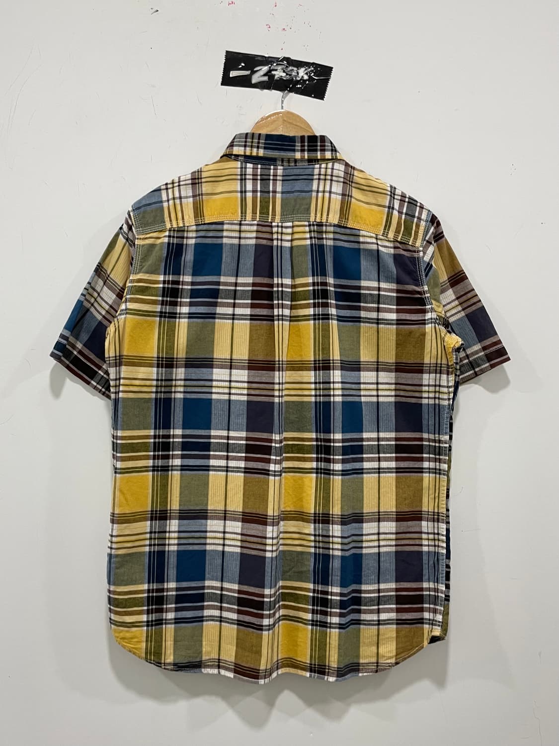 Dickies 디키즈 자수로고 체크 반팔셔츠 상품이미지4