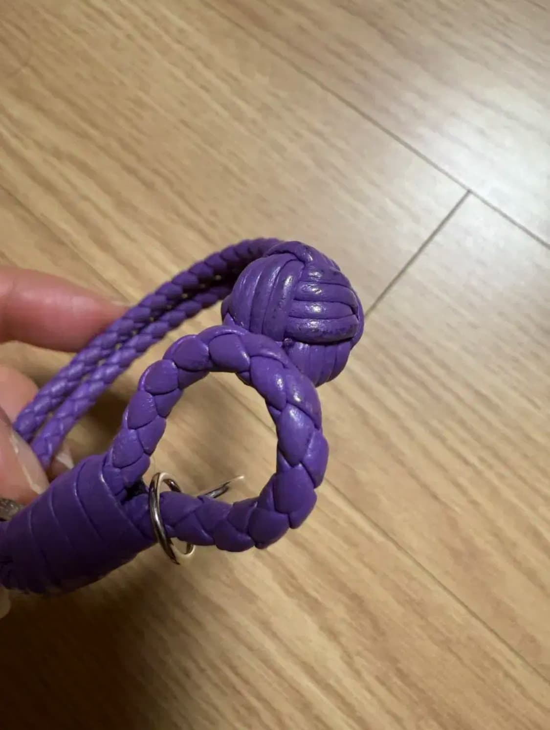 보테가베네타 인트레치아토 매듭 팔찌 퍼플 상품이미지4