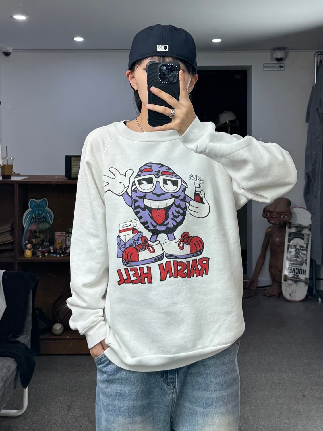 80s Raisin hell 스웻셔츠 상품이미지6