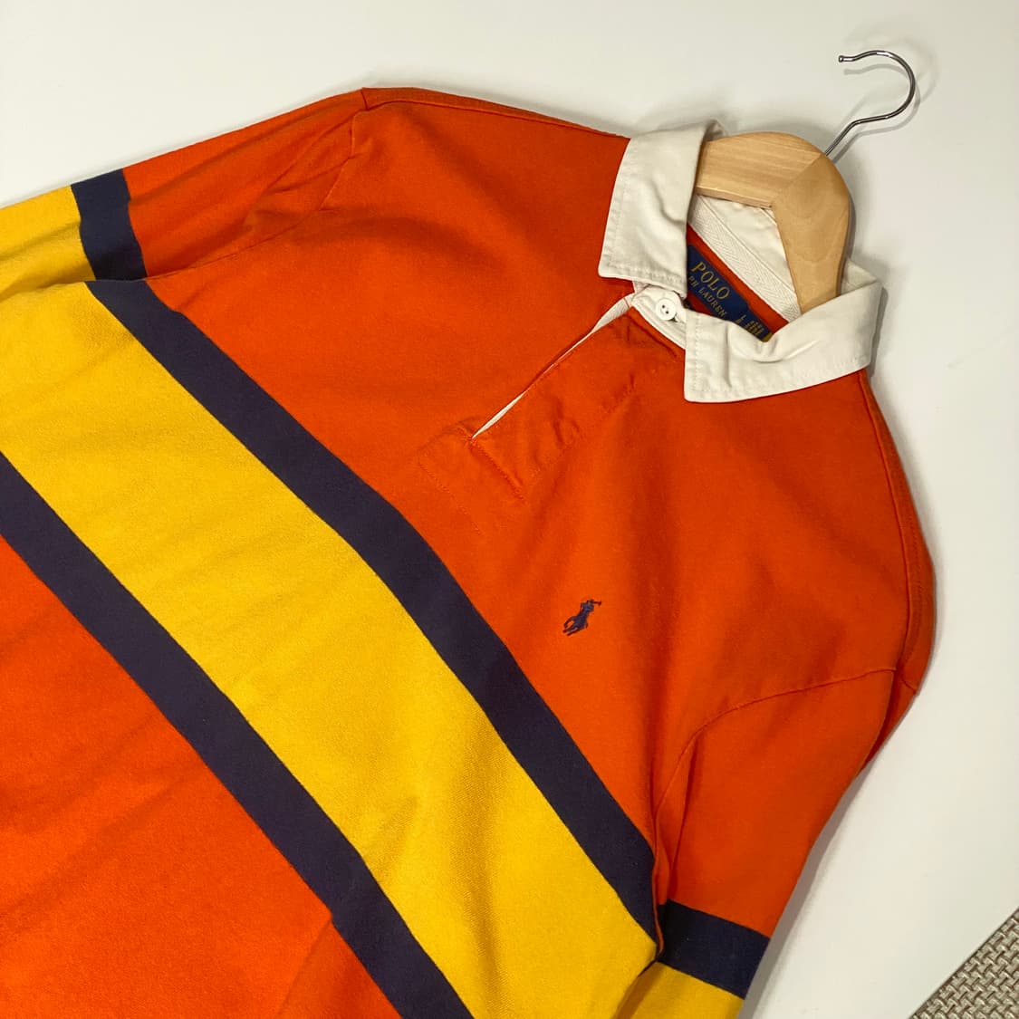 L 폴로 오렌지 럭비티셔츠  상품이미지3