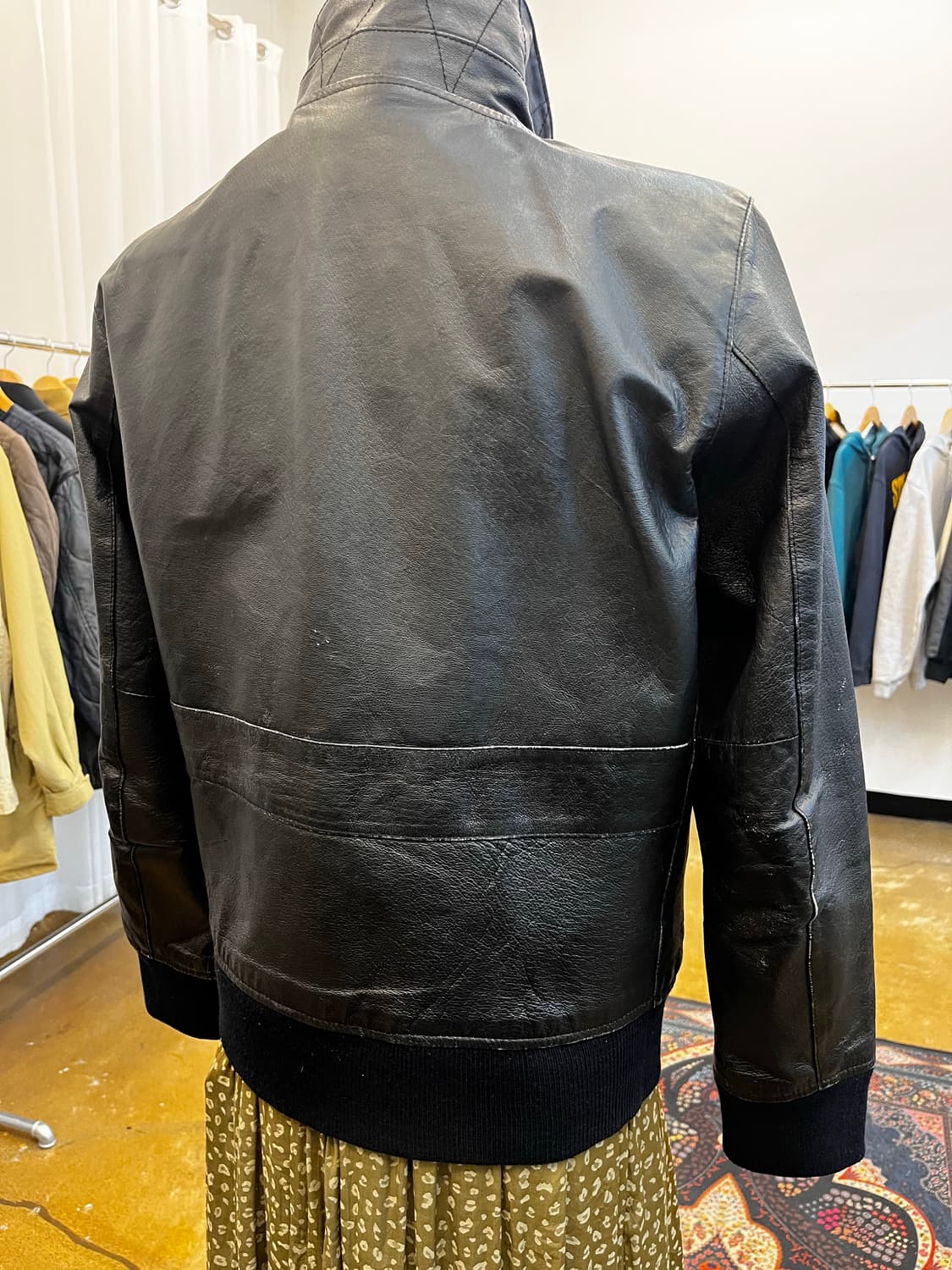 Mangrove 피그 스킨 레더 자켓 상품이미지7