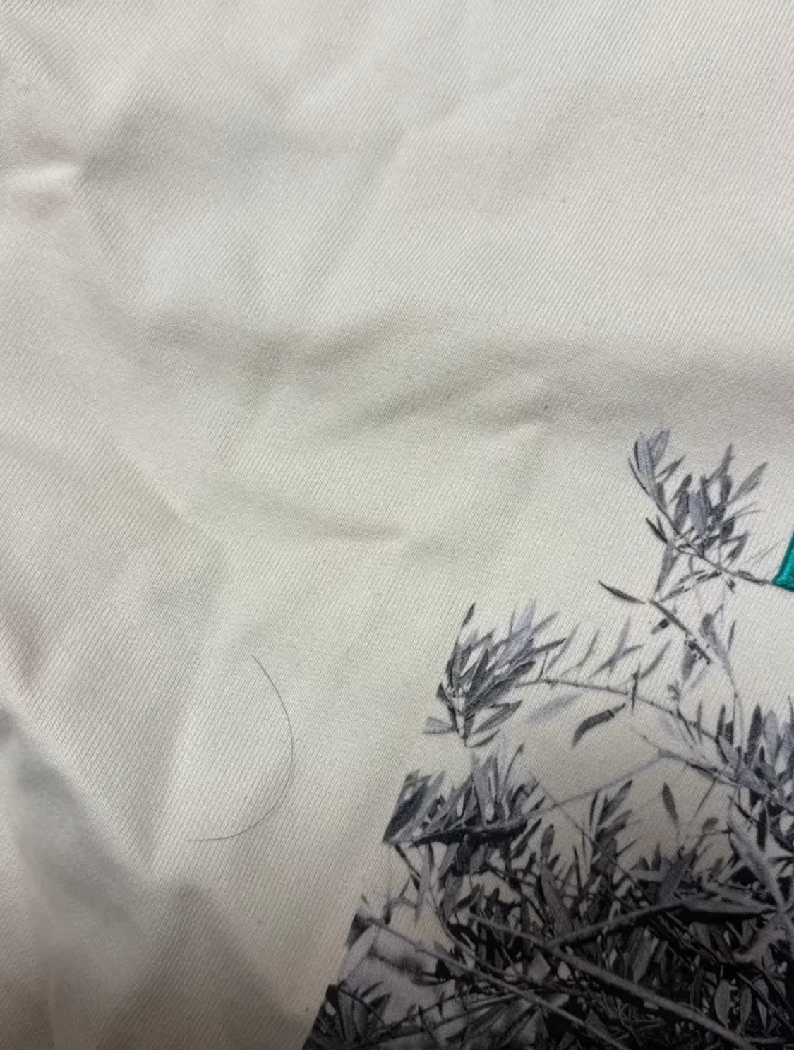 준지 JUUN.J 21ss 아이보리 민트자수 맨투맨 상품이미지5