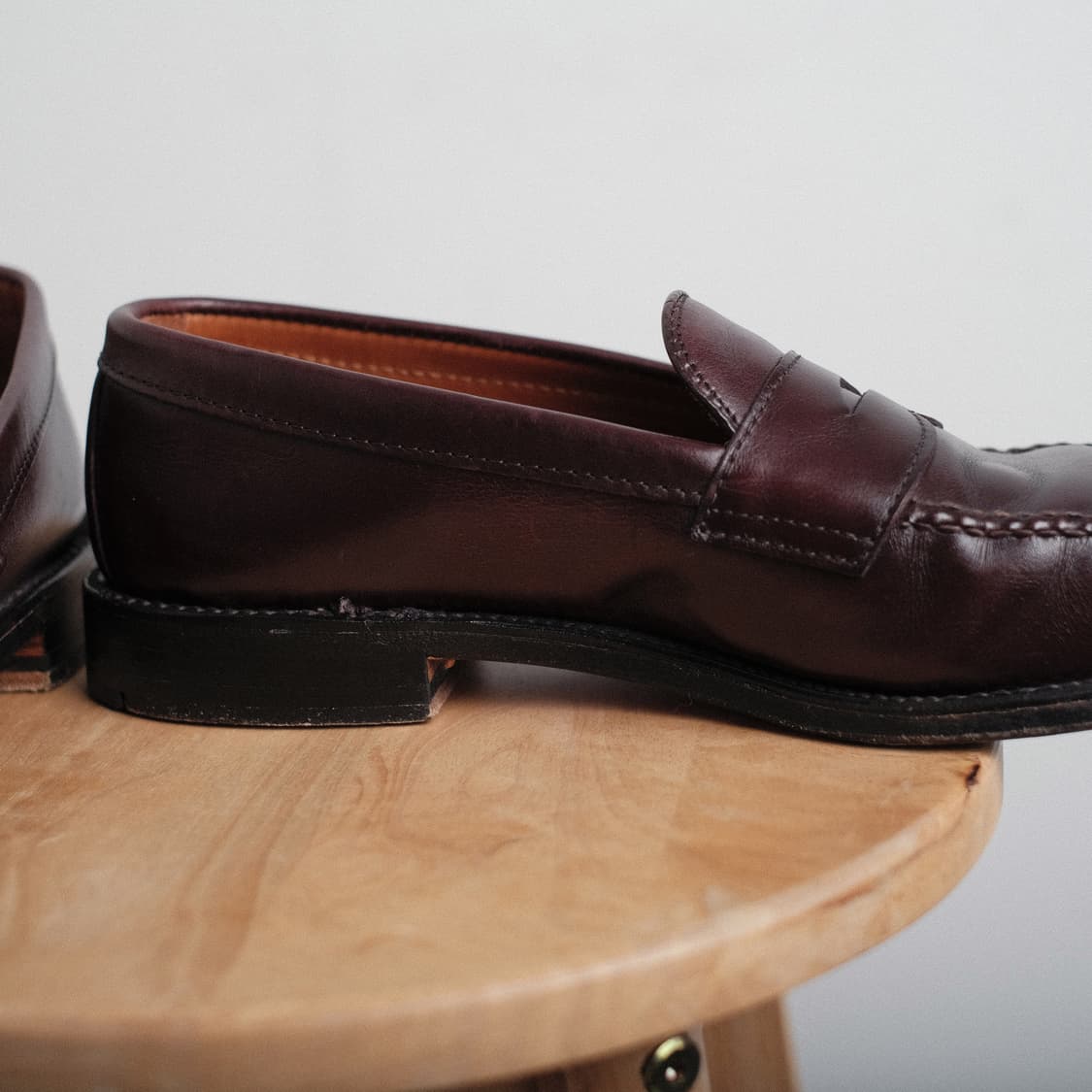 알든 984 8.5D 버건디 카프 페니 로퍼 265-270사이즈 상품이미지9