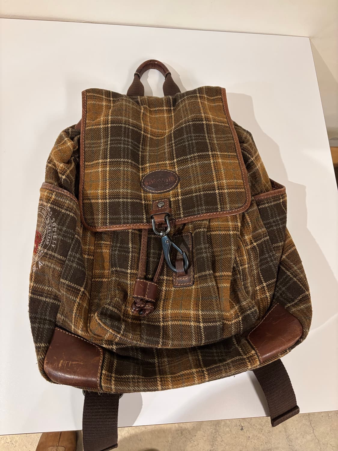 fossil 파슬 체크백팩 상품이미지1