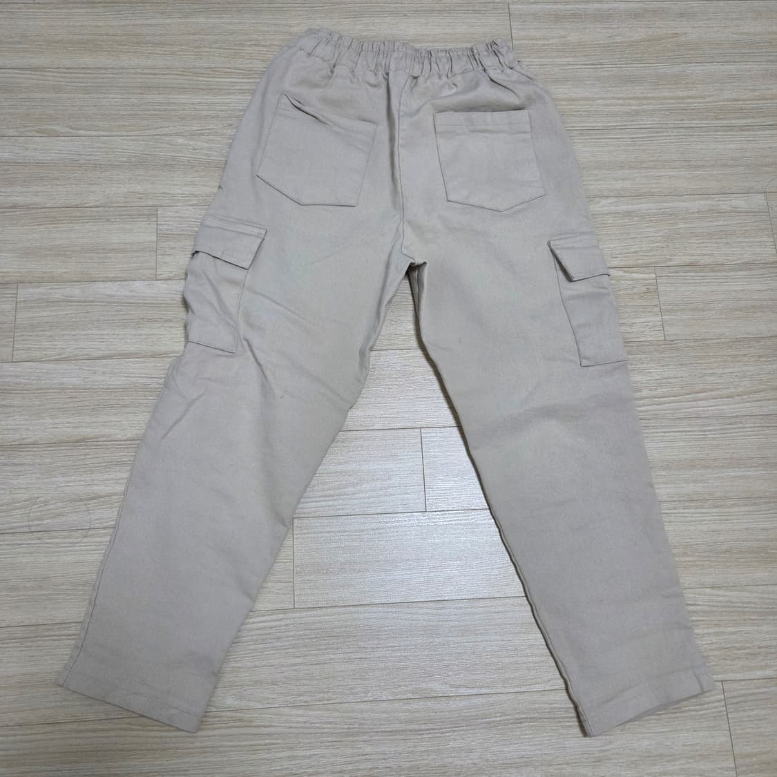 베이지 카고팬츠 면바지 슬림핏 M 상품이미지2