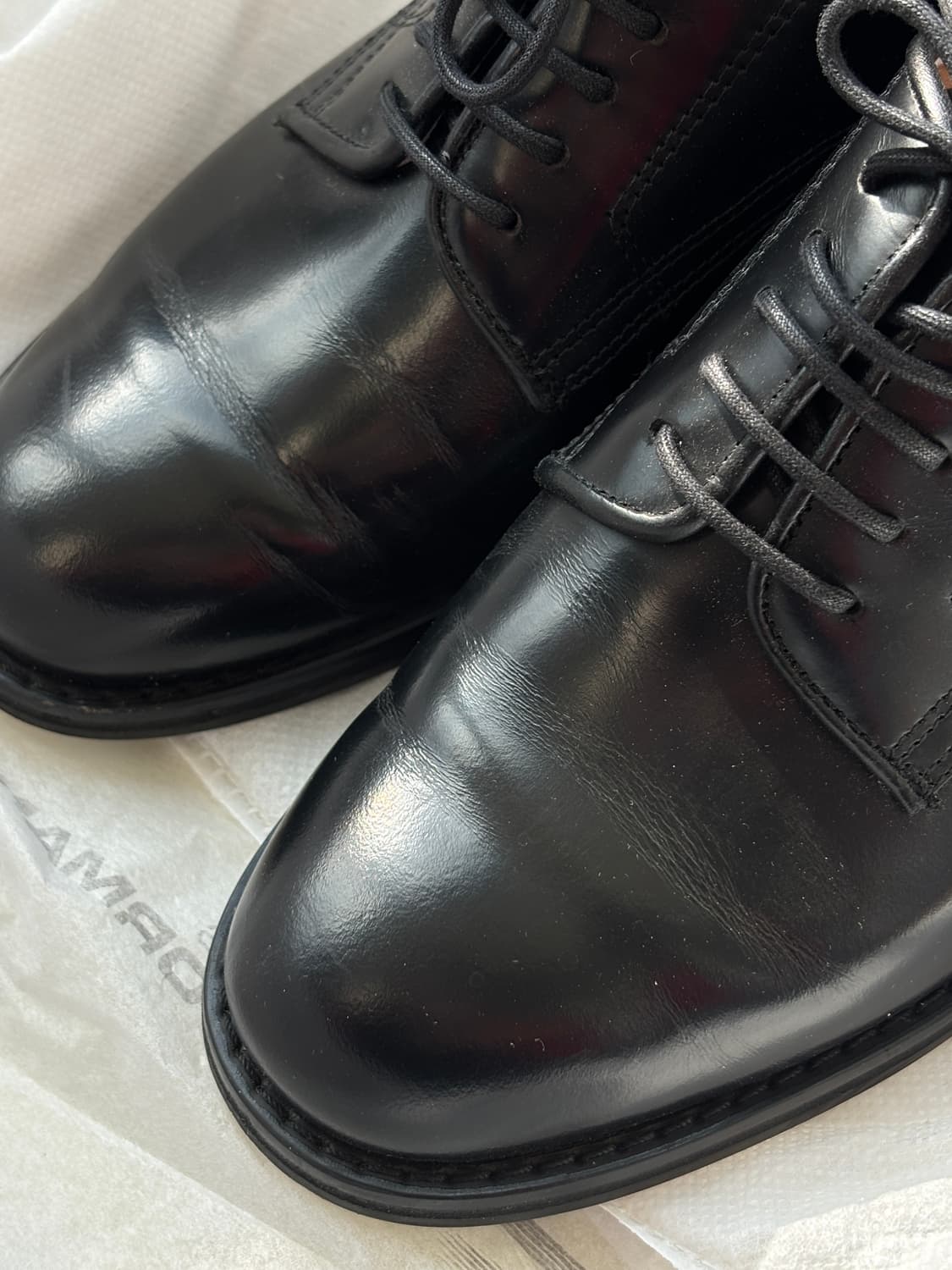 여자 더비 수제화 230 블랙 상품이미지9