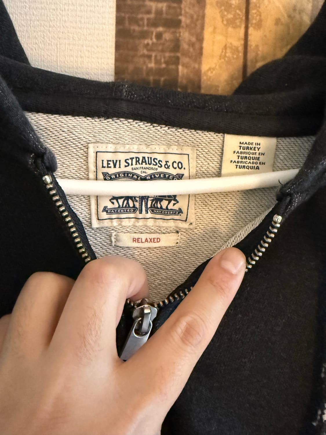 리바이스 후드 집업 상품이미지3