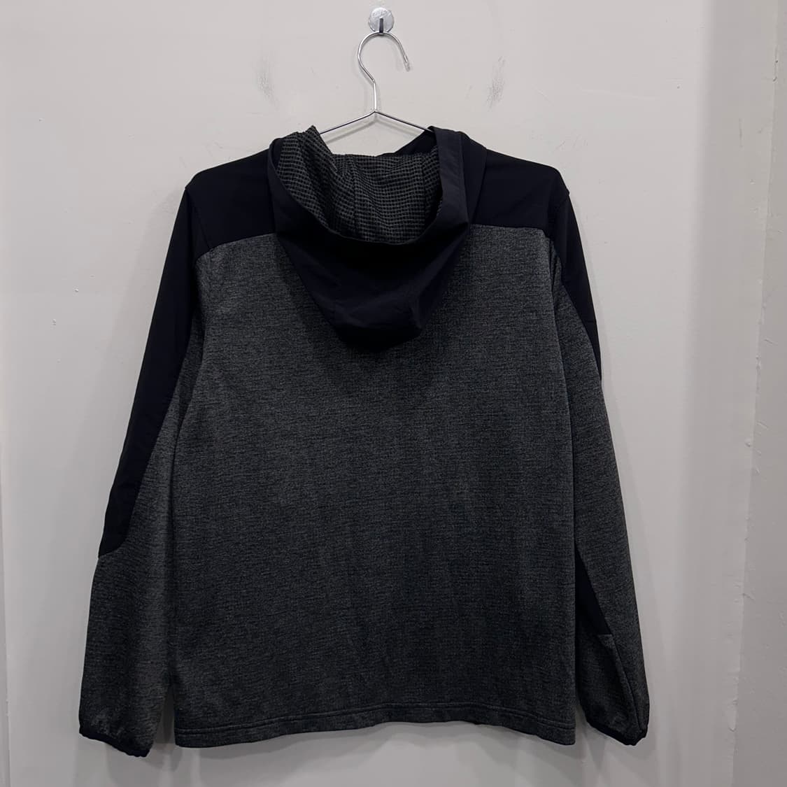 언더아머 에슬레틱 배색 하이넥 와플 후드집업 상품이미지5