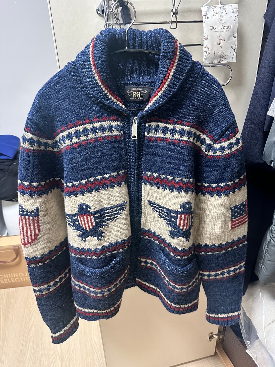 RRL 유니언 브라더후드 가디건 L 상품이미지2