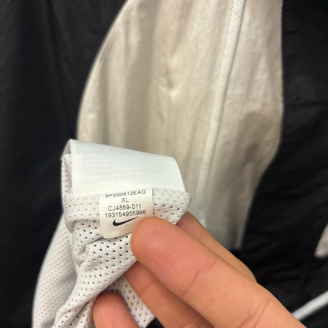 나이키 더블 스우시 인터내셔널 우븐 바람막이 자켓 XL 상품이미지10