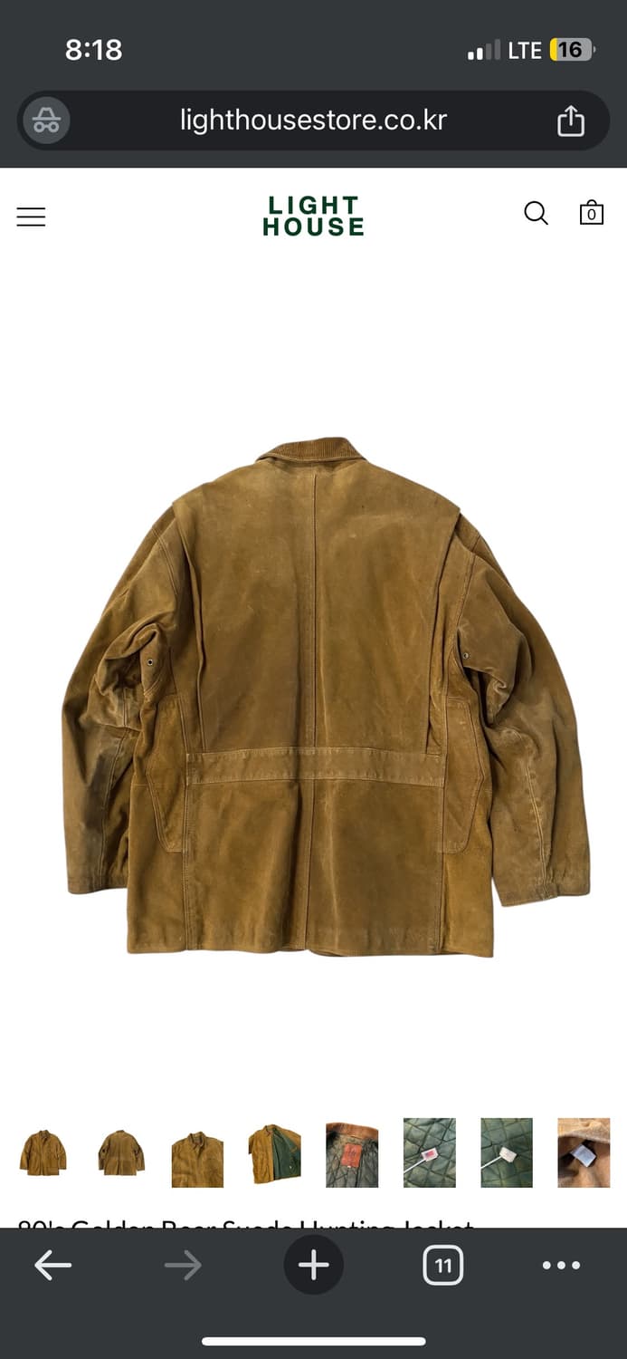 골든베어 스웨이드 자켓 상품이미지2