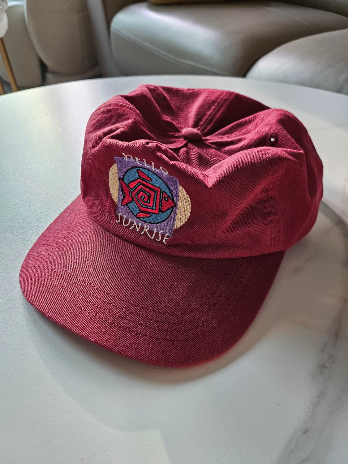 헬로선라이즈 Fish Logo Relaxed Fit 5Panel Cap 상품이미지2