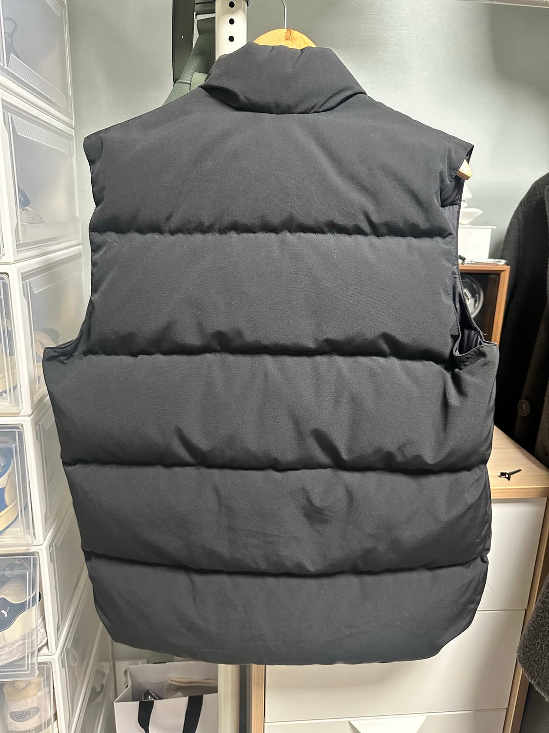 캐나다구스 블랙 구스패딩베스트 M사이즈 상품이미지2