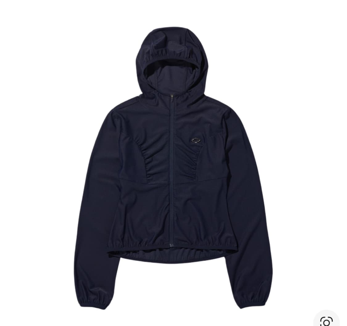 미스치프 후드 와플 집업 navy / S 상품이미지1