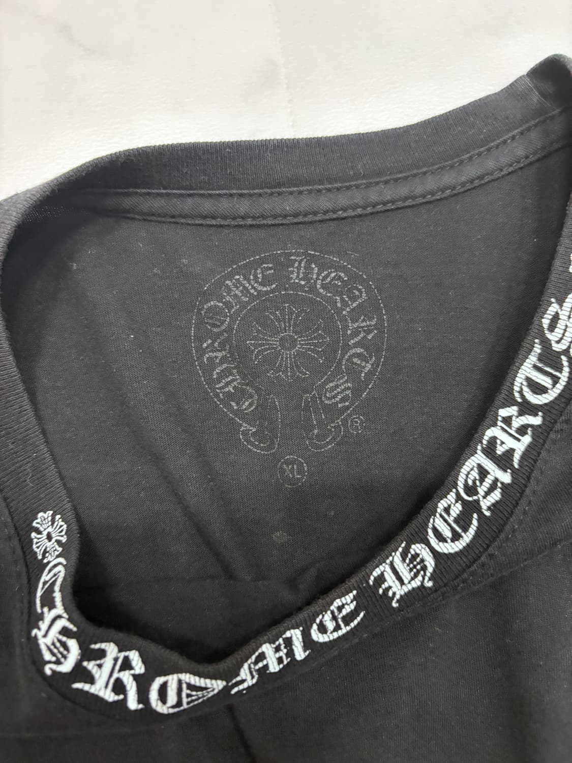 크롬하츠 넥로고 반팔 xl 상품이미지4