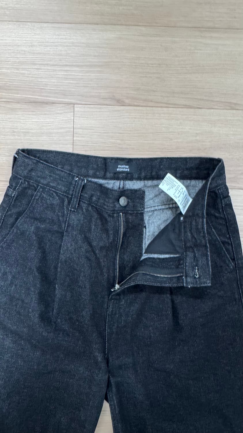 무신사스탠다드 블랙 데님 상품이미지3
