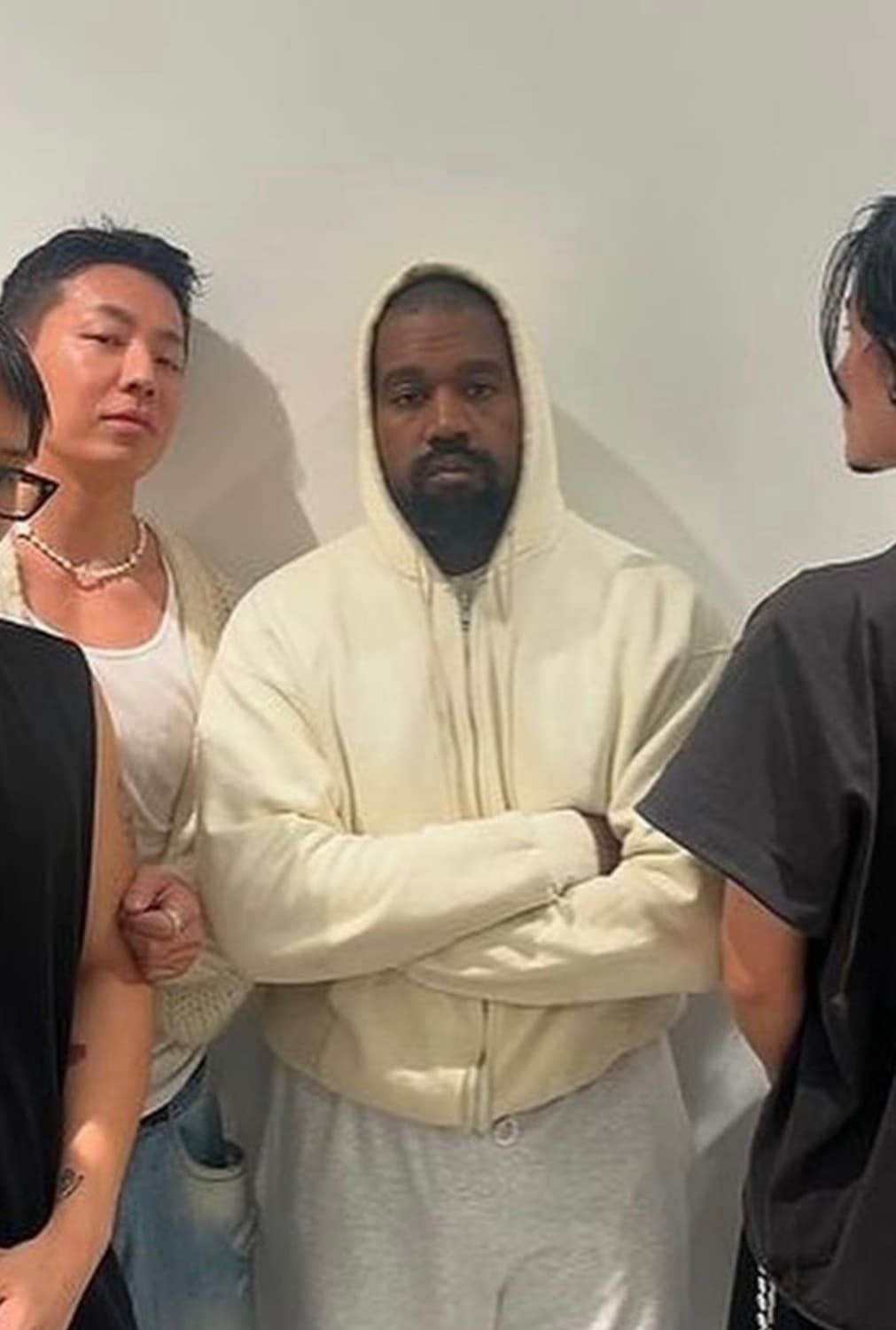 빈티지 화이트 후드집업 yzy yeezy 상품이미지5