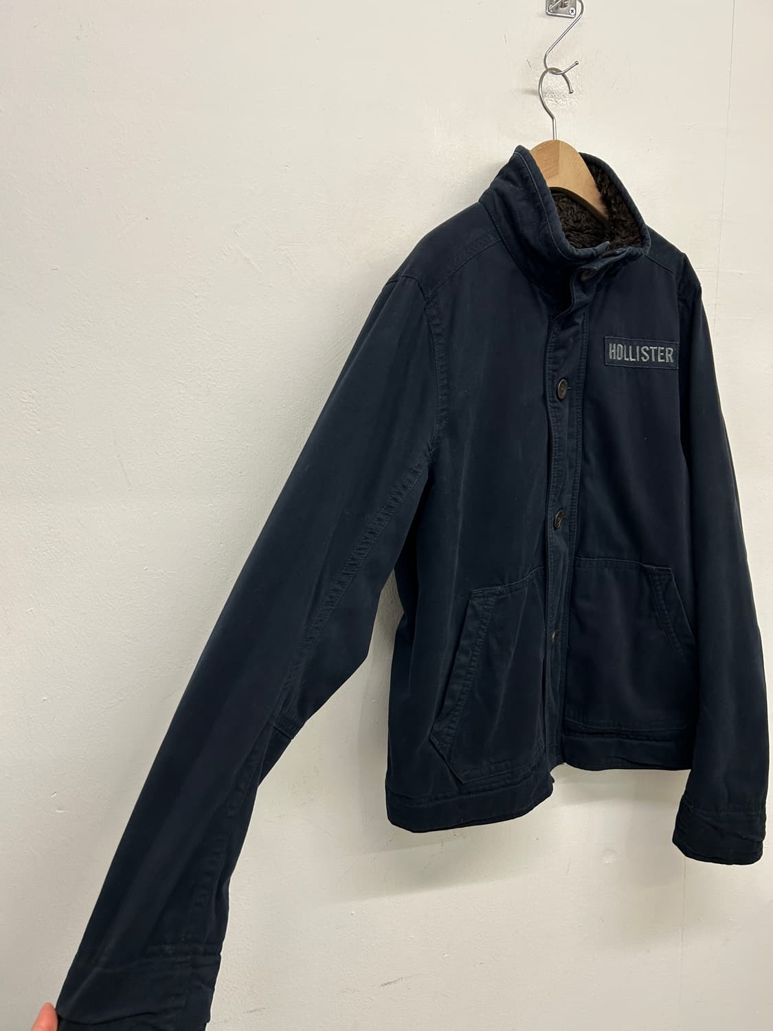홀리스터 네이비 코튼 숏 자켓 상품이미지3