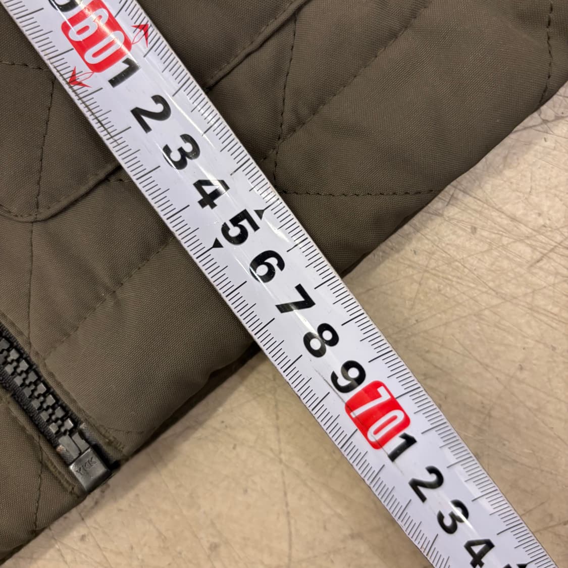 디스커버리 카키 누빔 점퍼 상품이미지4