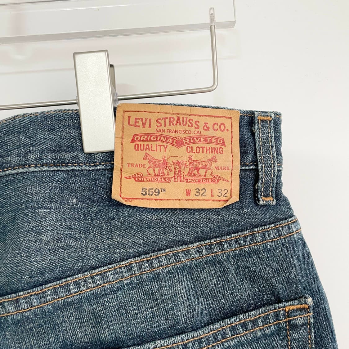 A2 리바이스(Levi's) 559 릴렉스 스트레이트 핏 데님 팬츠 32 상품이미지4