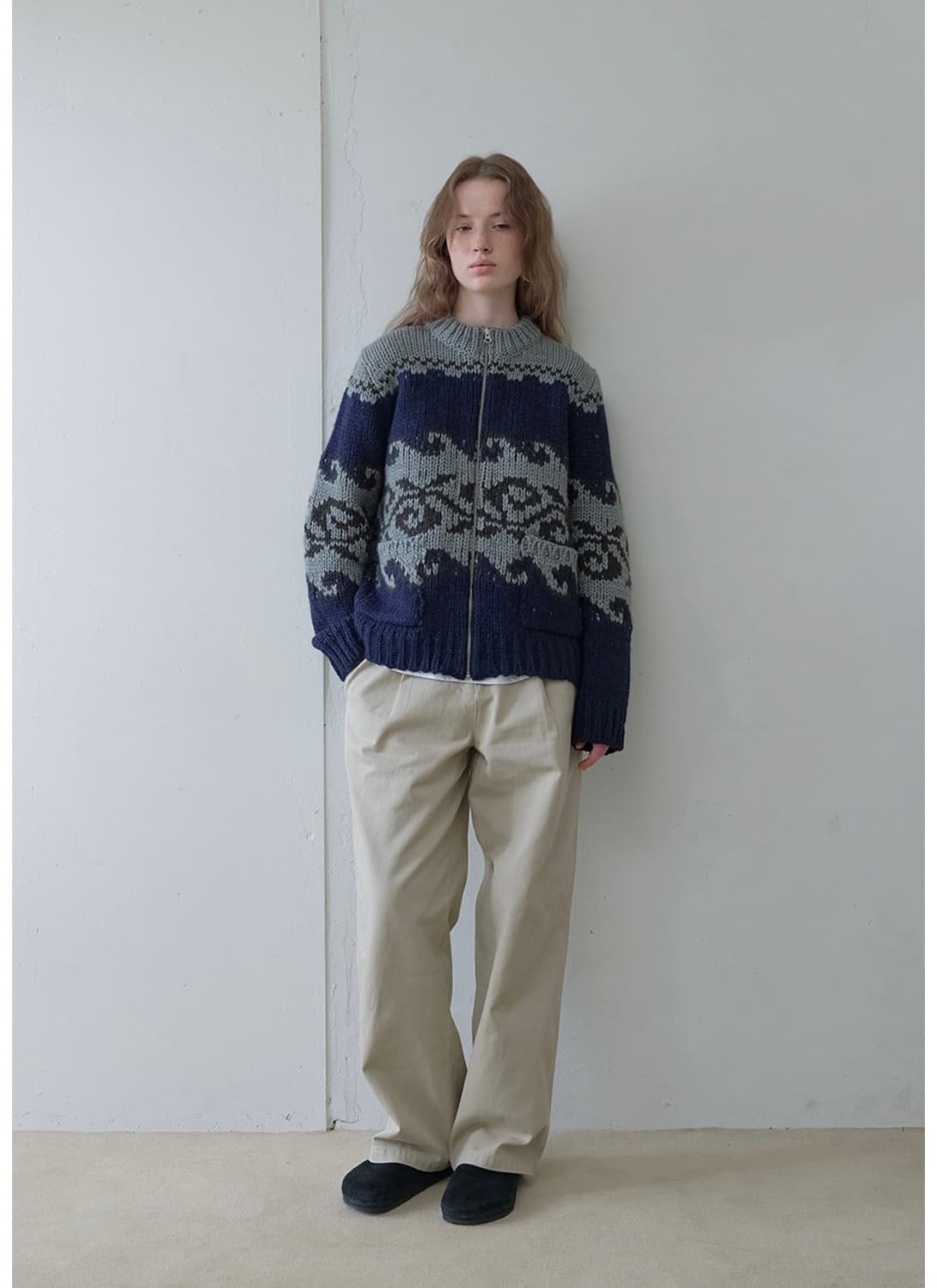 아유서울 노르딕 울 블렌드 포켓 가디건 상품이미지6