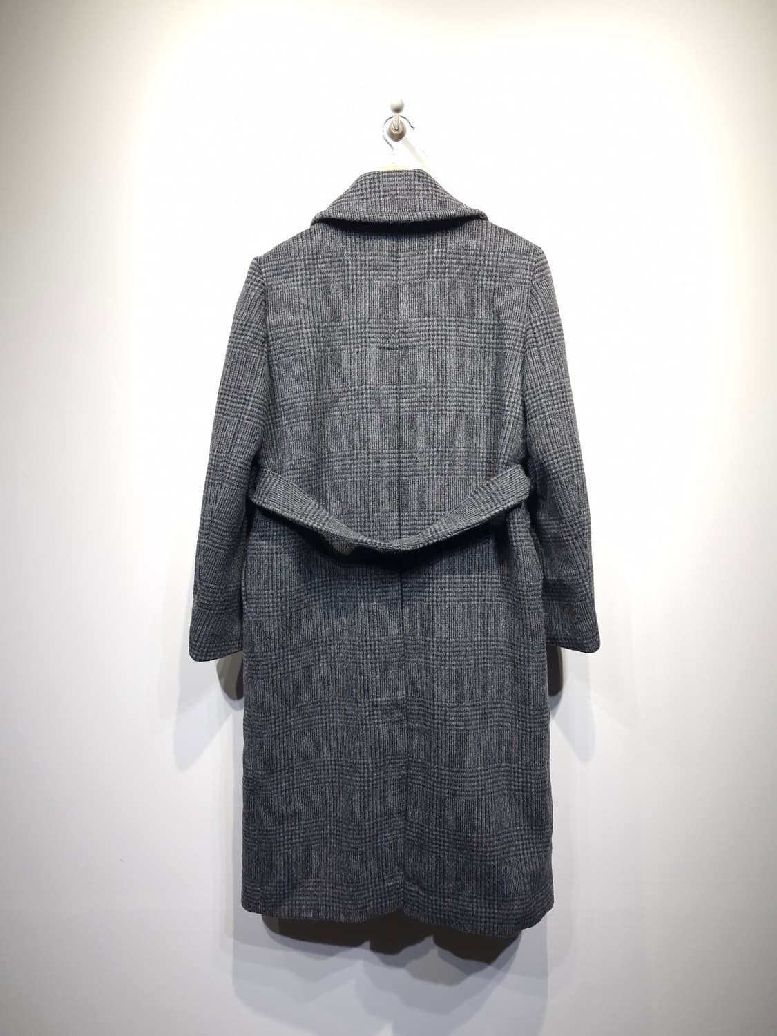 닐바이피 스탠다드 체크 더블 코트_32사이즈 상품이미지4