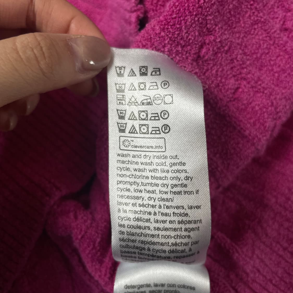 타미힐피거 핑크 자수로고 코튼 케이블 긴팔 니트 152 상품이미지8