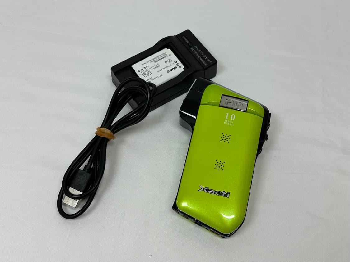 산요 작티 빈티지 캠코더 작티CG11그린 상품이미지9