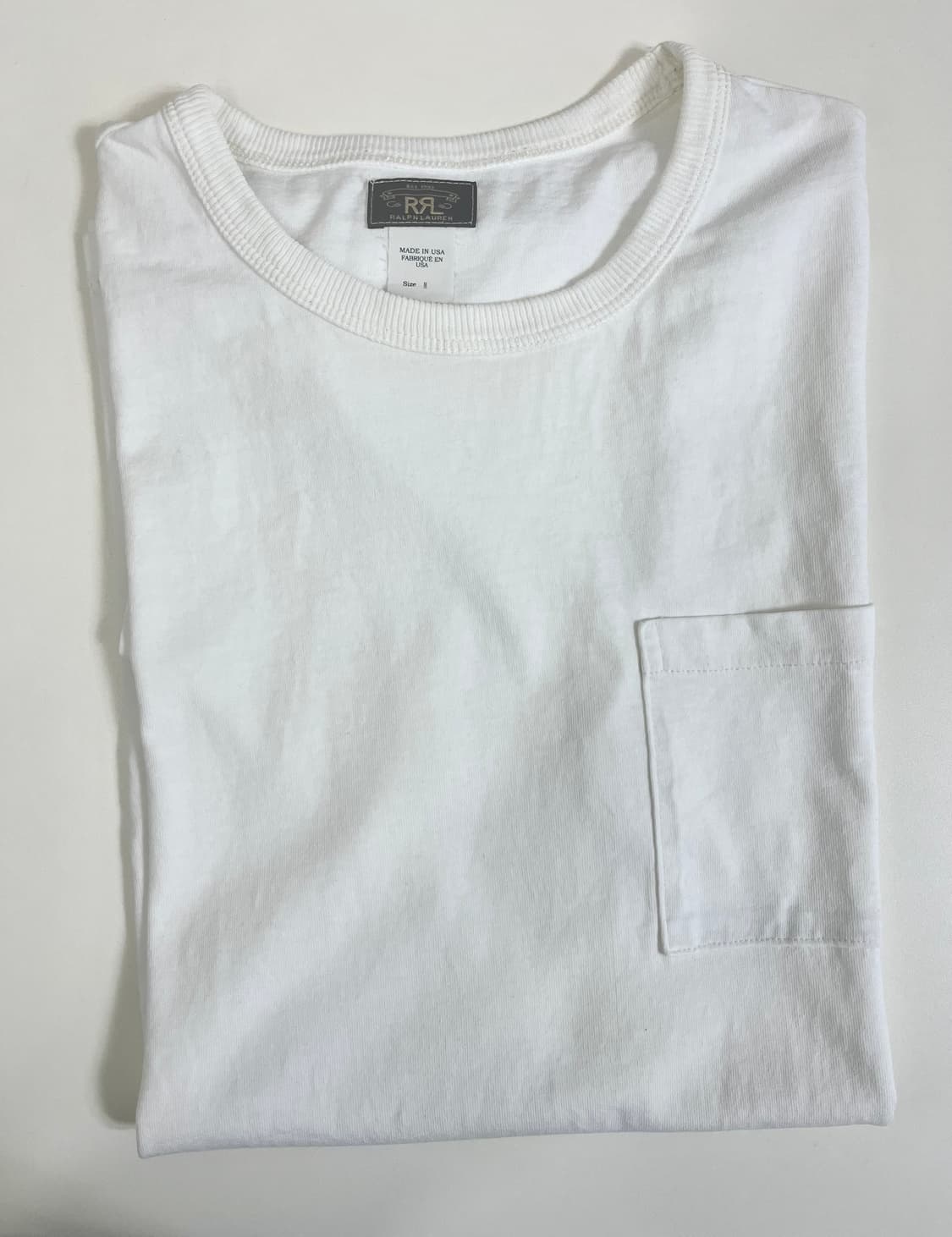 rrl 더블알엘 포켓티셔츠 오프화이트 / m 상품이미지2