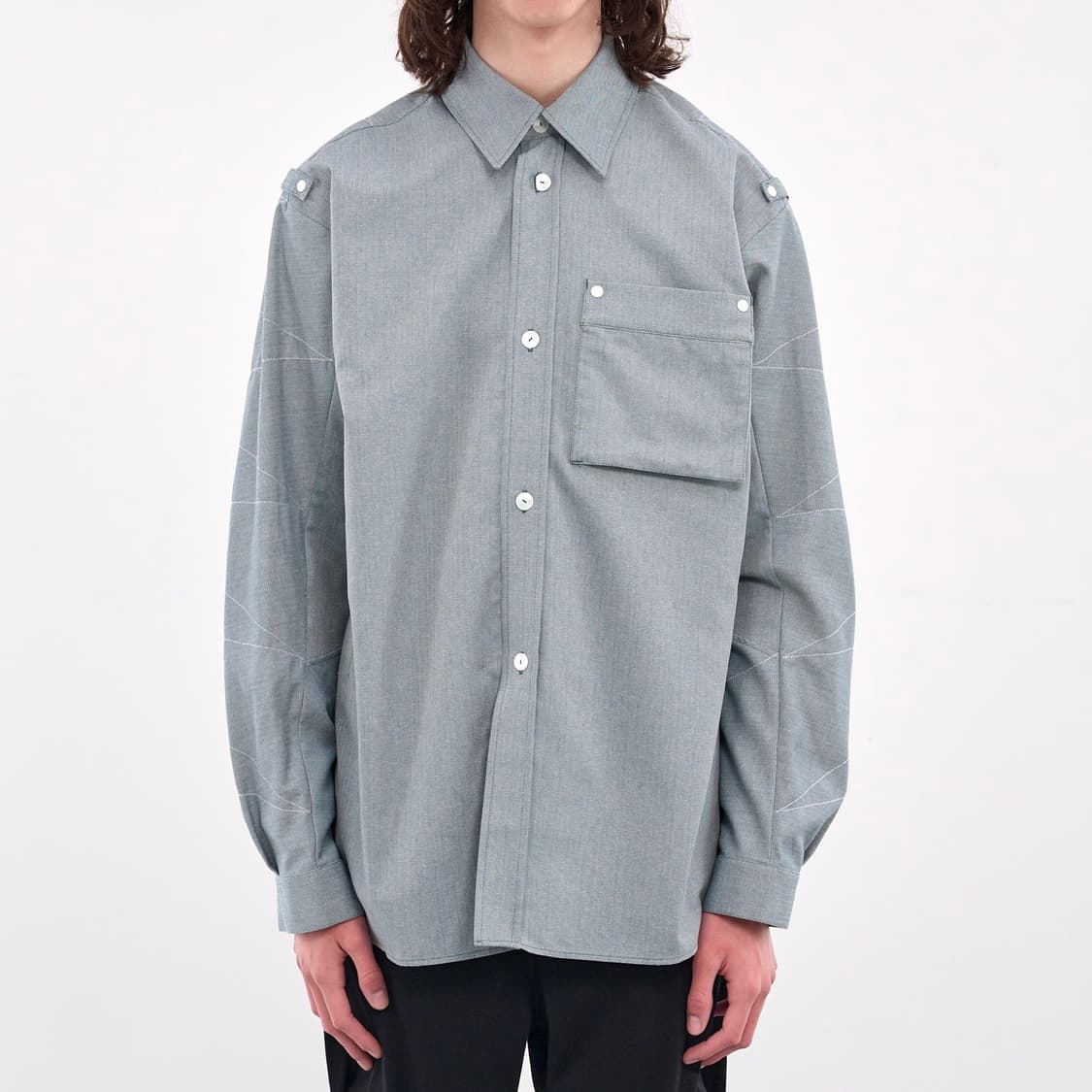 [48] 키코 코스타디노브 솔바 에버그린그린 셔츠 상품이미지1