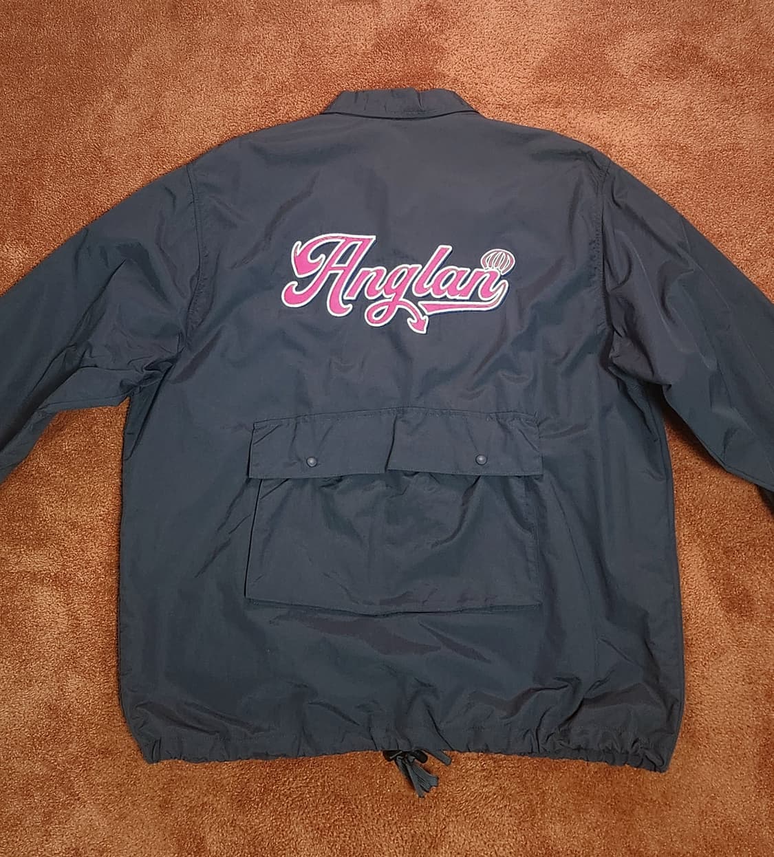 [ANGLAN] Nylon Mesh Coach Jacket - Grey 상품이미지4