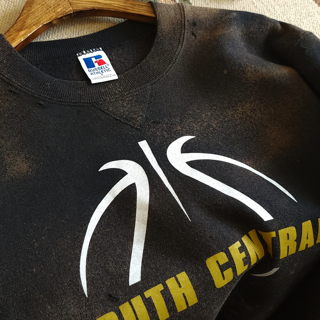 90s 러셀 맨투맨 빈티지 스웻셔츠 러셀 썬페이딩 s 상품이미지10