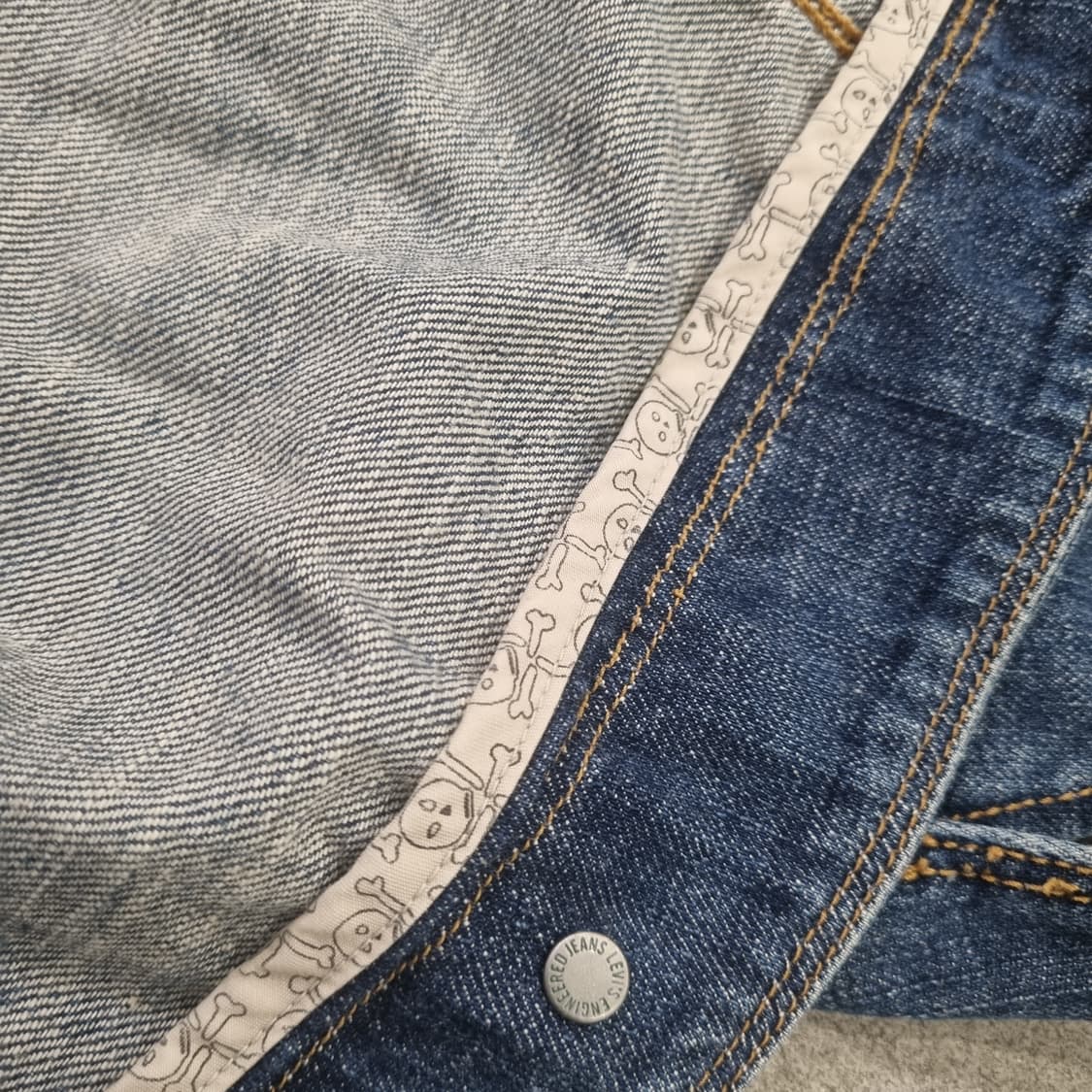 일본빈티지  리바이스 엔지니어드진 데님 자켓M 국매발매판 청바지 상품이미지7