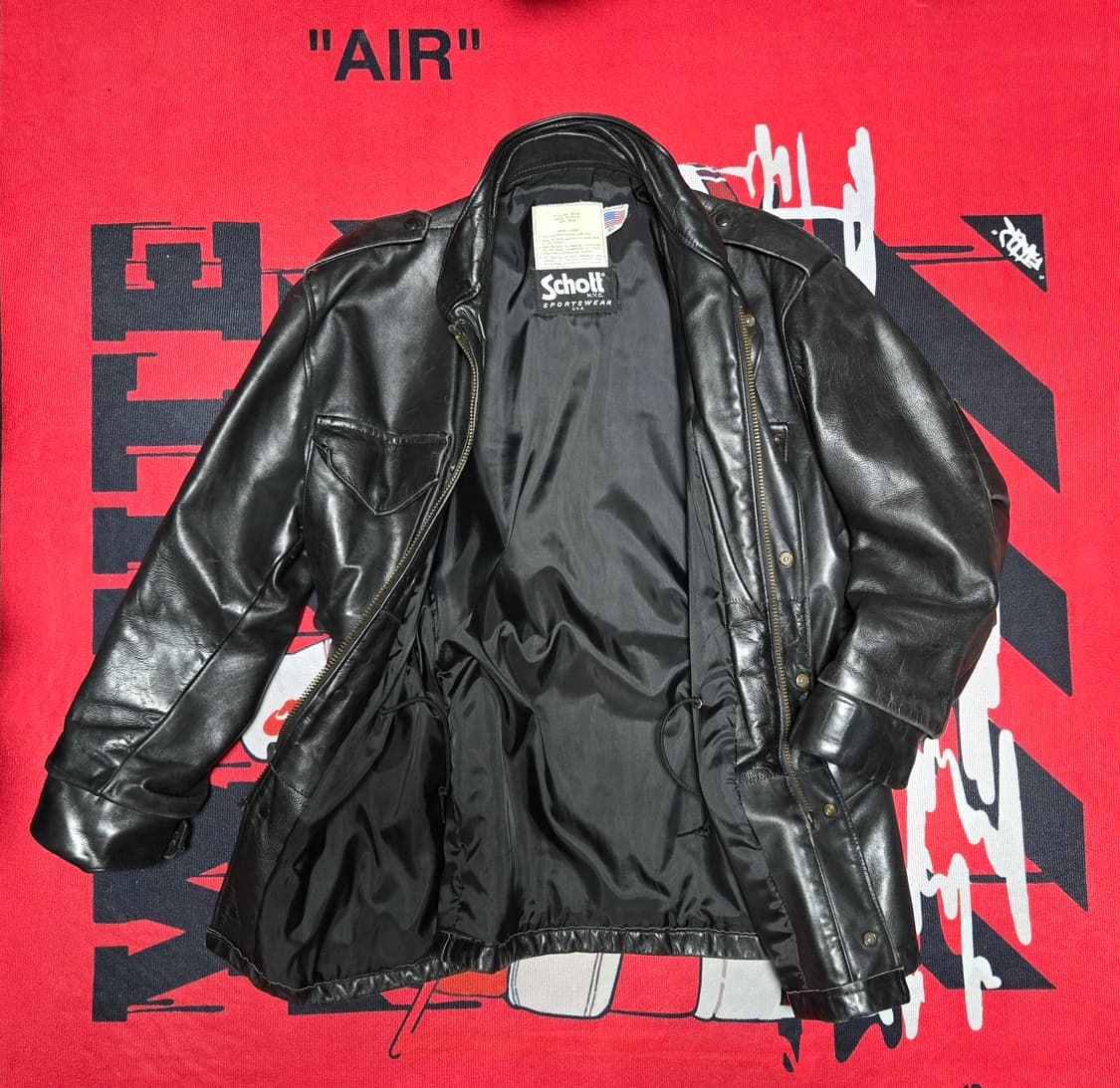 Schott  M-65 Leather Field Jacket 상품이미지2