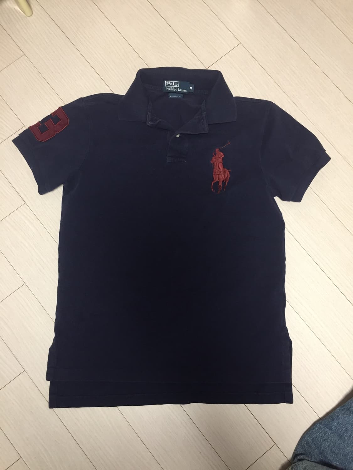 폴로 빅포니 네이비 버건디 상품이미지1