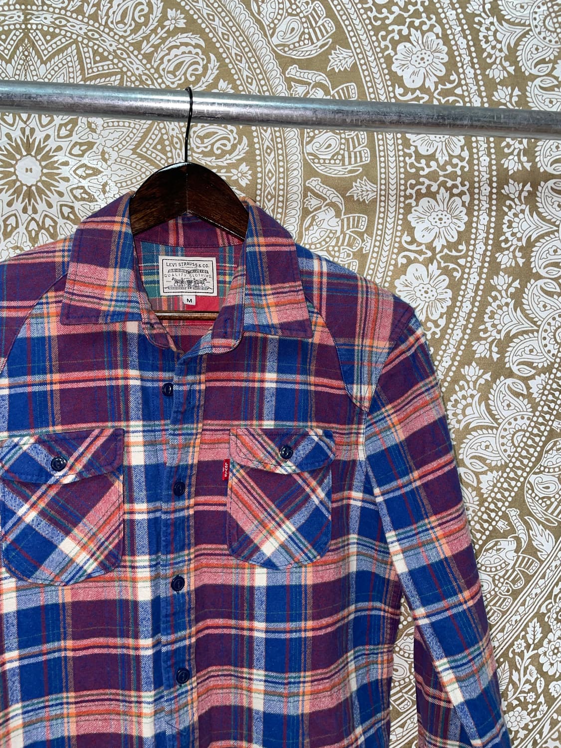 리바이스 투포켓 체크 셔츠 남방  상품이미지4