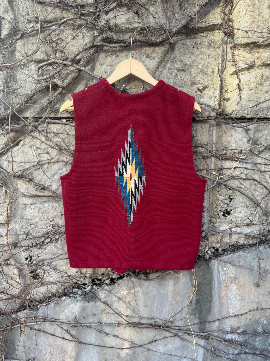 빈티지 nambe 위버 메이드 핸드 우븐 울 오르테가 치마요 베스트 상품이미지2