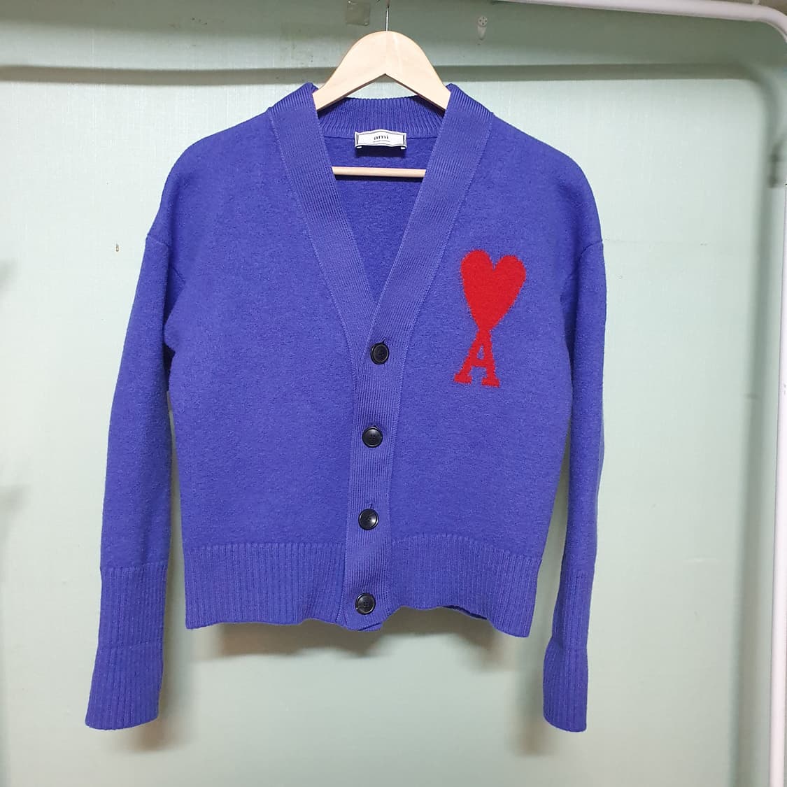 아미 빅하트 니트 가디건 S 상품이미지1