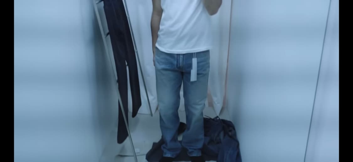 오토매틱포더피플 워시드 데님 1사이즈 상품이미지3