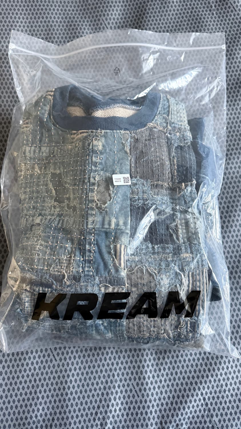 캐피탈 보로 x IDG 플리스 투톤 빅 스웨트셔츠 인디고 (사진수정) 상품이미지5