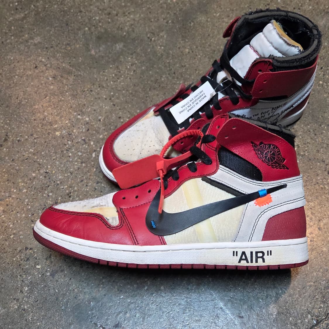 나이키 조던 1 x 오프화이트 레트로 하이 시카고 더 텐 (290) 상품이미지5