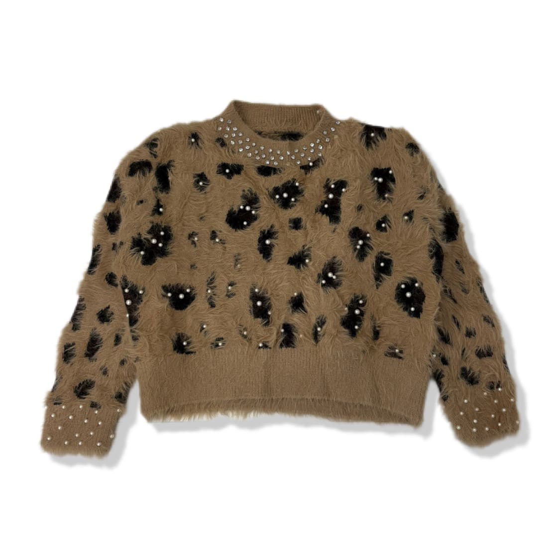 pearl leopard knitwear  상품이미지1