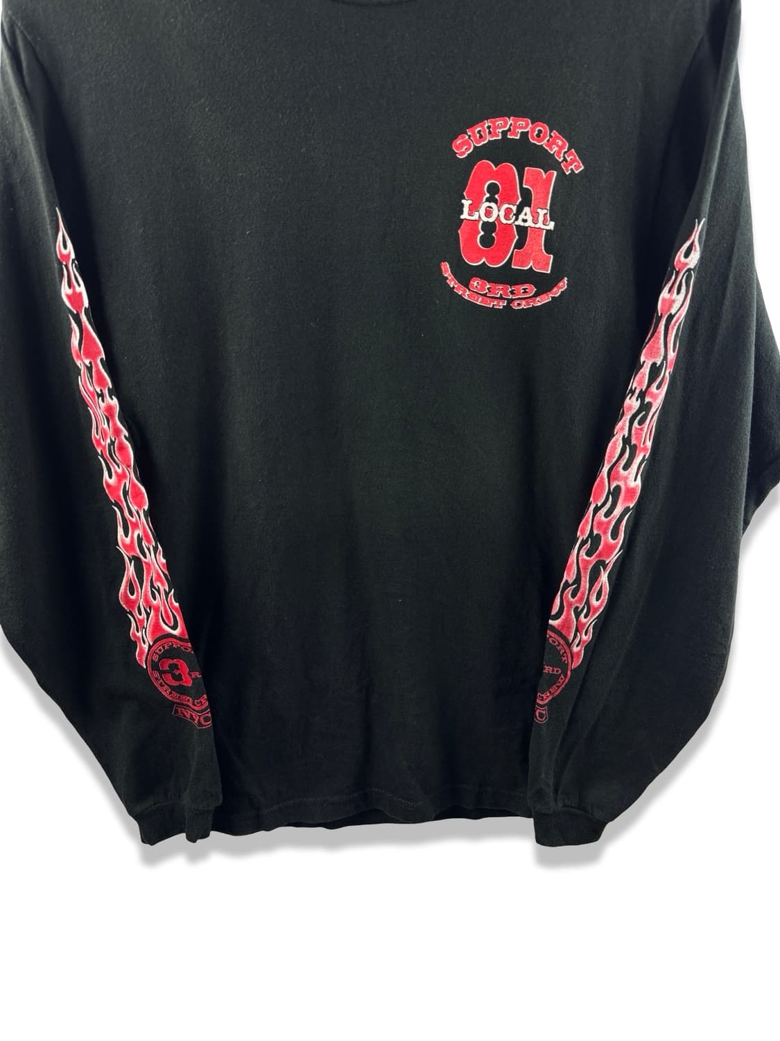 JPN 3RD STREET CREW 플레임 롱슬리브2282 상품이미지4