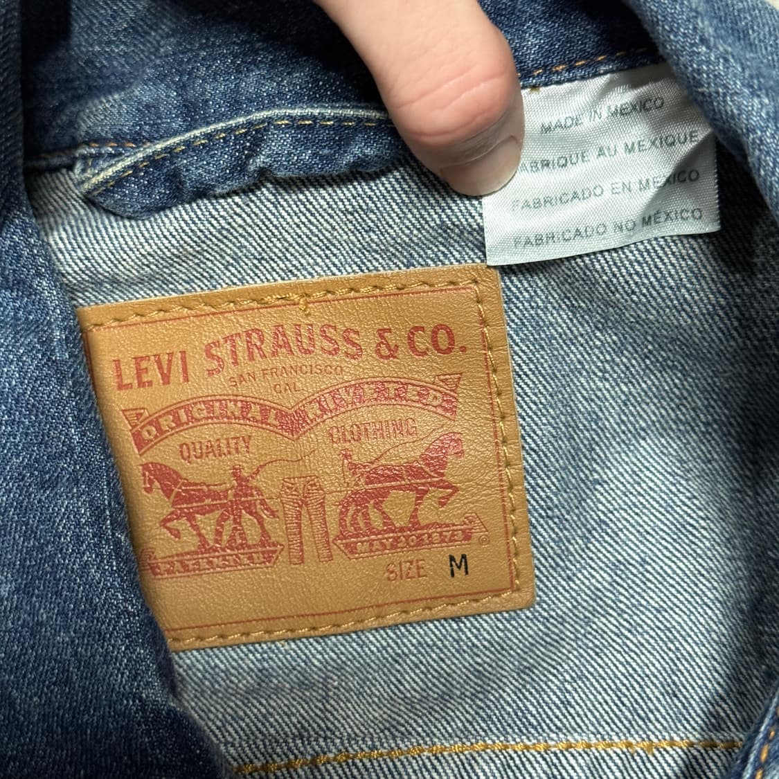 00s 리바이스 오리지널 올드스쿨 데님 트러커 자켓 상품이미지6