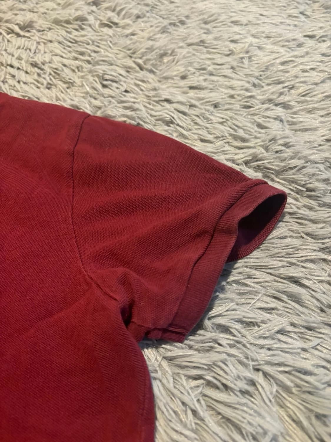 폴로 랄프 로렌 커스텀 슬림핏 메시 트리플 포니 폴로 셔츠 상품이미지5