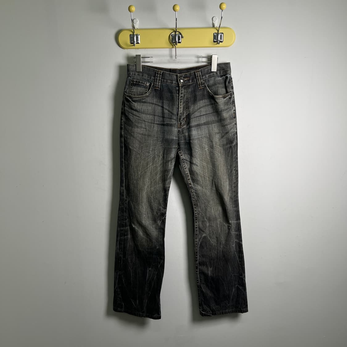 male&co 그레이 워싱 데님 팬츠 XL 상품이미지2