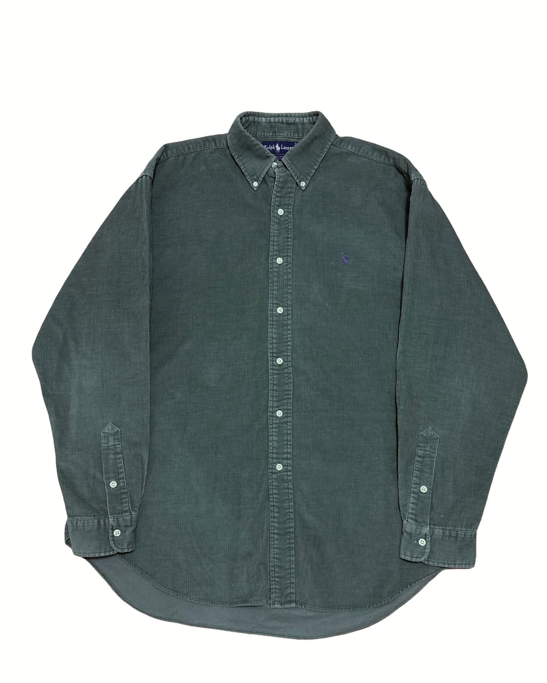 폴로 랄프로렌 그린 코듀로이 셔츠 상품이미지1