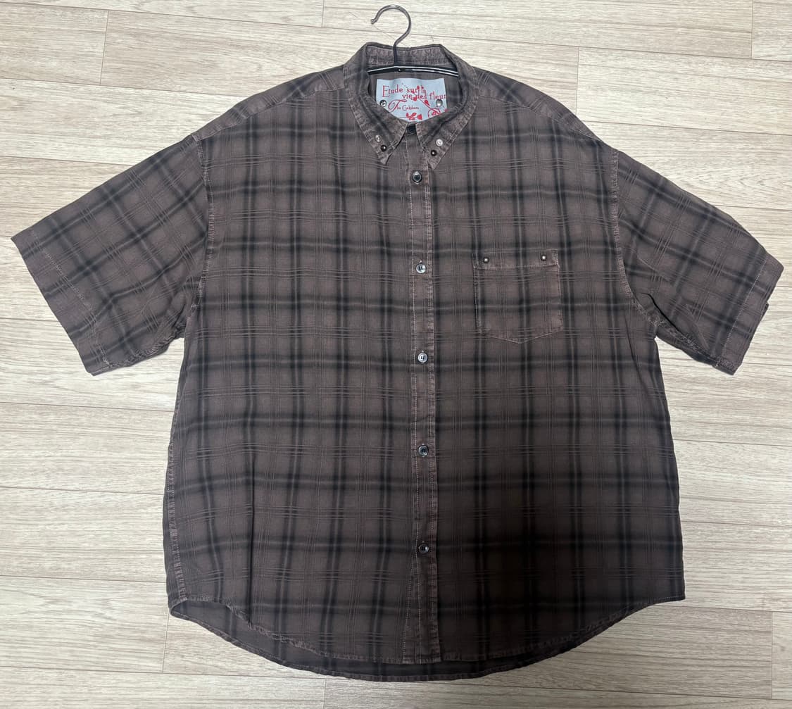 가키하라 체크셔츠 상품이미지1