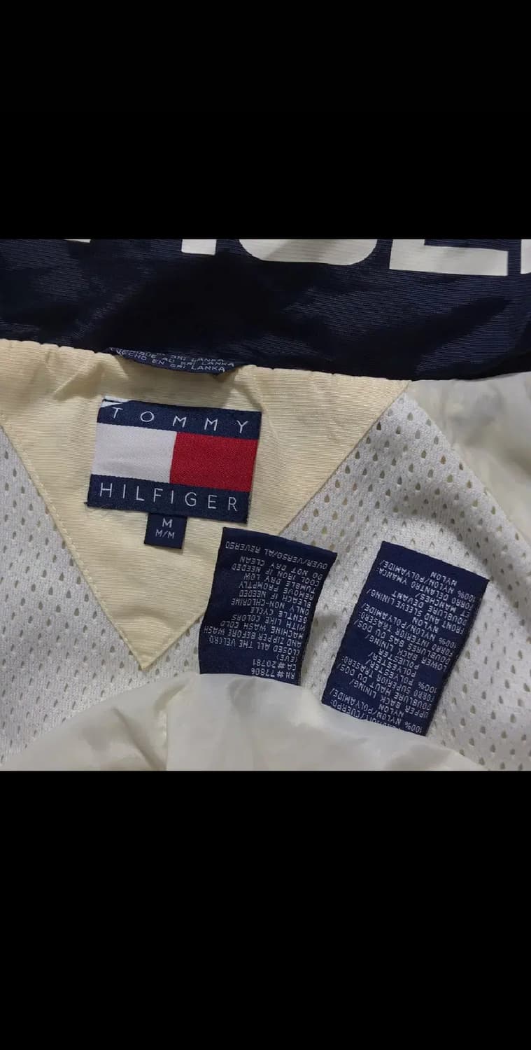 [[L+, 공용] 타미힐피거(TOMMY) 올드스쿨 오버핏 바람막이 상품이미지7