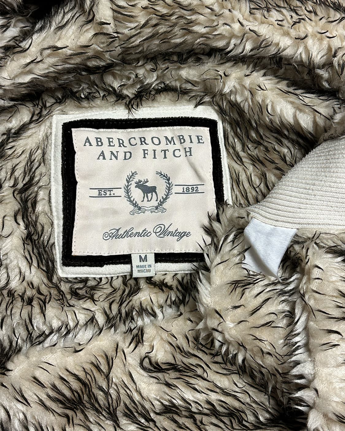 아베크롬비 울프죠 후드집업 화이트 상품이미지7